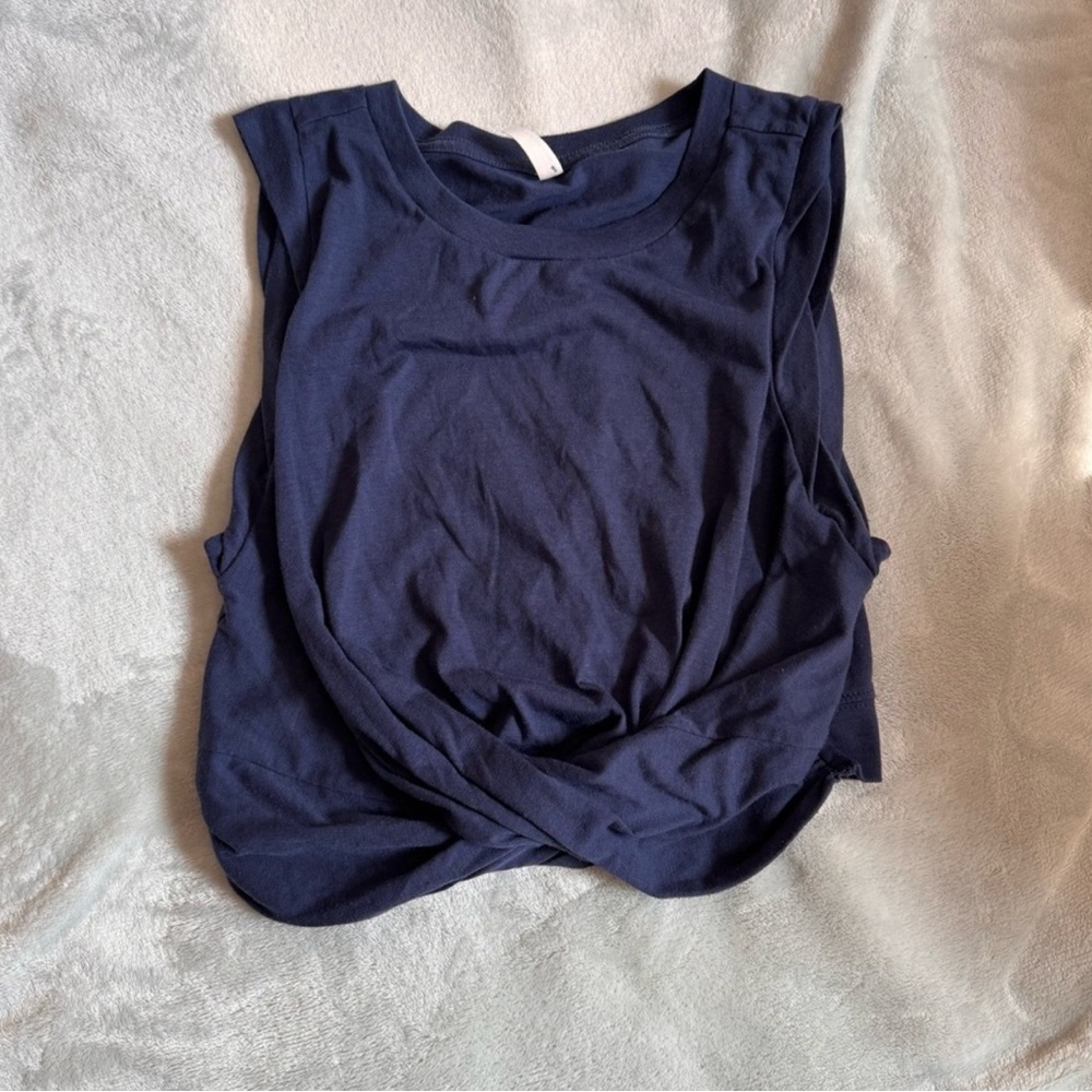 Free People Movement Undertow Twist Tank Top
Cropped Navy Blue Medium - Picture 4 of 7